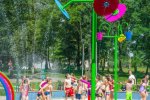 Wodny Plac Zabaw w Będzinie funkcjonuje już drugi sezon (fot. mat. archiwum miasta Będzin)
