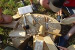 Podczas pikniku odbędą się warsztaty, na których powstaną m.in. breloczki z drewna (fot. archiwum zdjęć FB Śląski Ogród Botaniczny w Radzionkowie)
