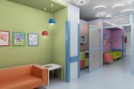 Wizualizacja powstającego w Górnośląskim Centrum Zdrowia Dziecka w Katowicach kącika dla dzieci i rodziców (fot. materiały prasowe)