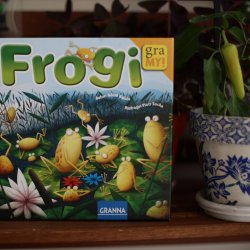"Frogi" to rodzinna gra logiczna od wydawnictwa Granna (fot.Ewelina Zielińska)