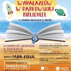 "Lato wynalazców" to hasło wakacyjnych zajęć w dąbrowskich bibliotekach (fot. mat. organizatora)