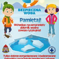 O niebezpieczeństwach zabaw na lodzie dowiedzą się uczestnicy pokazów ratowniczych w Będzinie (fot. mat. organizatora)