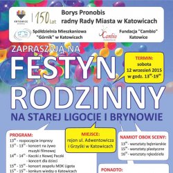 Na Festynie Rodzinnym organizowanym 12 września na starej Ligocie i Brynowie będzie także wiele atrakcji dla najmłodszych (fot. mat. organizatora)