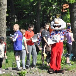 Na festynie będzie można spotkać Jorgusia - lubianą przez dzieci maskotkę Górnika Zabrze (fot. Górnik Zabrze)