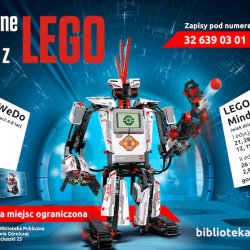 Bezpłatne zajęcia z robotami Lego odbywają się w Miejskiej Bibliotece Publicznej w Dąbrowie Górniczej (fot. mat. organizatora)