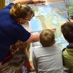 W tyskim Klubie Południk dzieci mogą zdobyć dodatkową wiedzę geograficzną (fot. Marta Płaza)