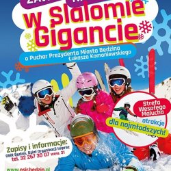 W Zawodach Narciarskich w Slalomie Gigancie o Puchar Prezydenta Miasta Będzina mogą brać udział dzieci, młodzież i dorośli (fot. mat. organizatora)