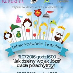 Letnie Podwórko Teatralne to bezpłatne spektakle organizowane przez Piaskownicę Kulturalną (fot. mat. organizatora)
