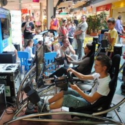 Profesjonalny symulator rajdowy WRC stanie w weekend w CH Auchan (fot. materiały organizatora)