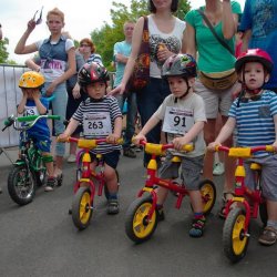 "Kocham rowerek" to tytuł wyścigów organizowanych w Katowicach (fot. mat. organizatora)