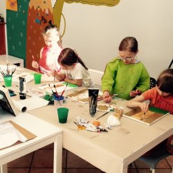 Warsztaty artystyczne prowadzone w Gryfnym Graniu skierowane są do dzieci od lat 7 (fot. mat. organizatora)
