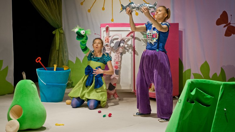 "Bajka-Zjajka" to przedstawienie skierowane do najmłodszych (nawet półrocznych) widzów (fot. mat. organizatora)