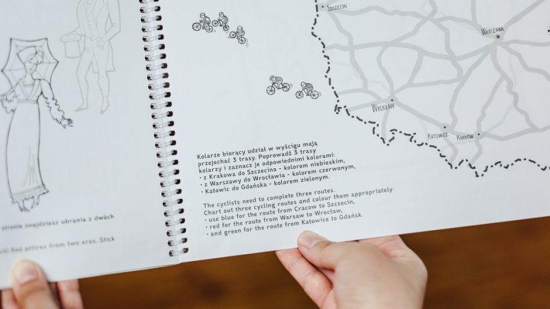 Dzięki konturowym mapom dzieci przyswoją również podstawowe wiadomości z geografii Polski (fot. Ewelina Zielińska)