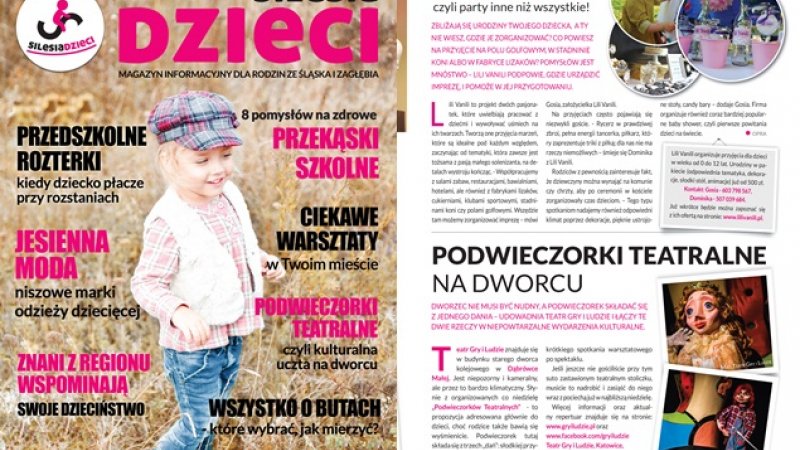 Jesienna odsłona magazynu "Silesia Dzieci" (fot. redakcja SD)
