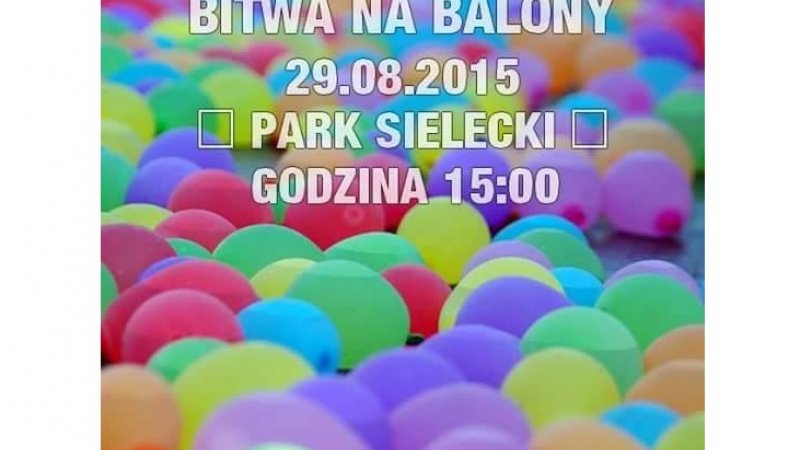 Bitwa na balony to świetny pomysł na orzeźwienie w upalne dni (fot. mat. organizatora)