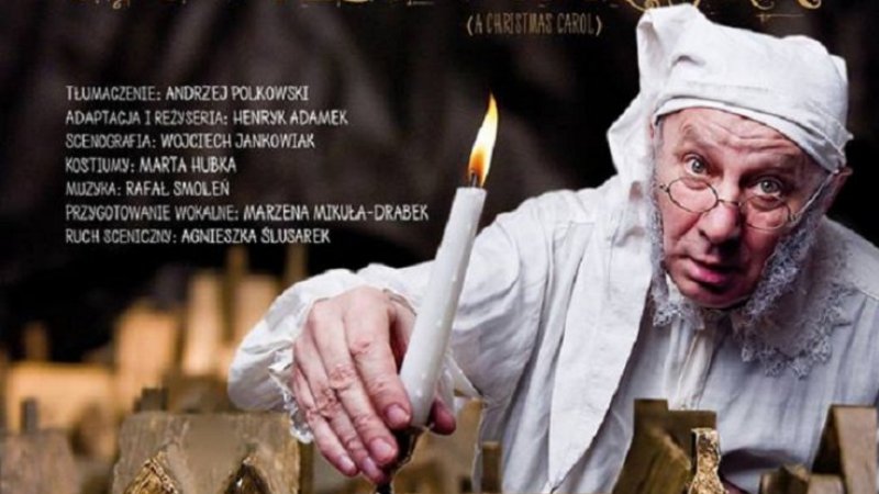 Spektakl jest adaptacją znanego opowiadania Karola Dickensa (fot. mat. FB Teatr Nowy Zabrze)
