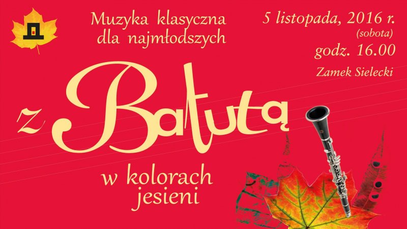 Koncert "Z batutą w kolorach jesieni" odbędzie się w Zamku Sieleckim (fot. FB Sosnowieckie Centrum Sztuki)