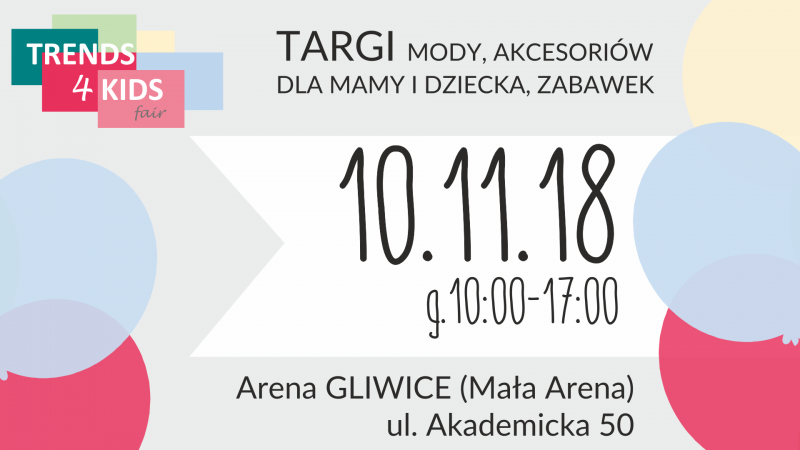 Trends 4 Kids odbędą się 10 listopada w Arenie Gliwice (fot. mat. organizatora)