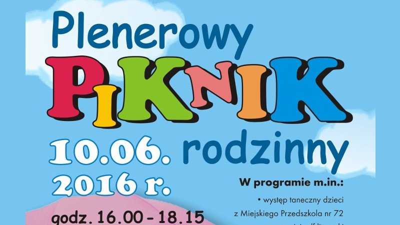 Piknik Rodzinny w Murckach organizowany jest z okazji Ogólnopolskiego Tygodnia Czytania Dzieciom (fot. mat. organizatora)