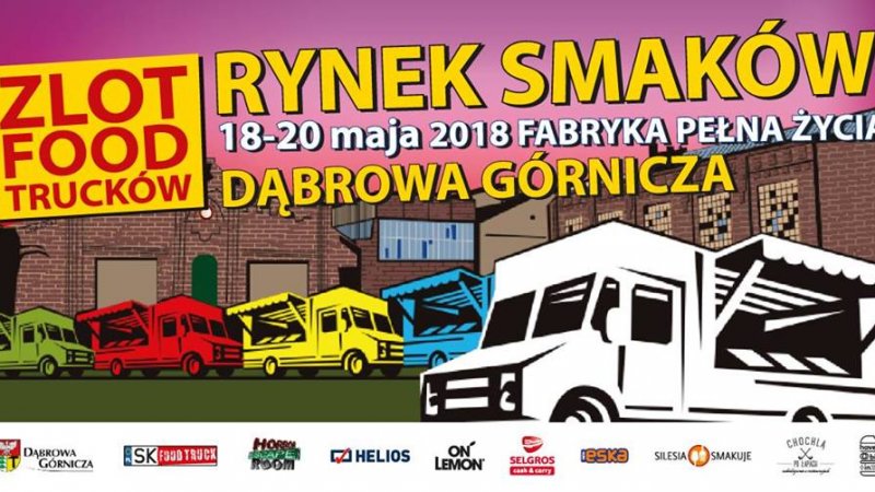 Food trucki w Fabryce - takiej imprezy w Dąbrowie jeszcze nie było (fot. mat. organizatora)