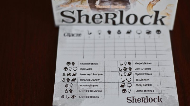 "Sherlock" to gra, w której wcielamy się w rolę detektywa prowadzącego śledztwo (fot. Ewelina Zielińska)