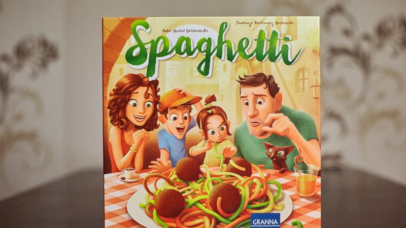 "Spaghetti" to zręcznościowa gra rodzinna inspirowana włoską kuchnią od wydawnictwa Granna (fot. Ewelina Zielińska)