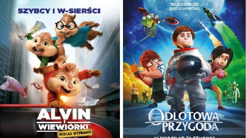Mamy dla Was bilety na "Alvin i wiewiórki:Wielka wyprawa" oraz "Odlotowa przygoda" (fot. mat. Planet Cinema)
