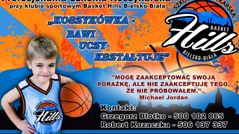 W Bielsku-Białej powstała szkółka koszykarska, trwają zapisy do drużyn (fot. Daas Basket Hills)