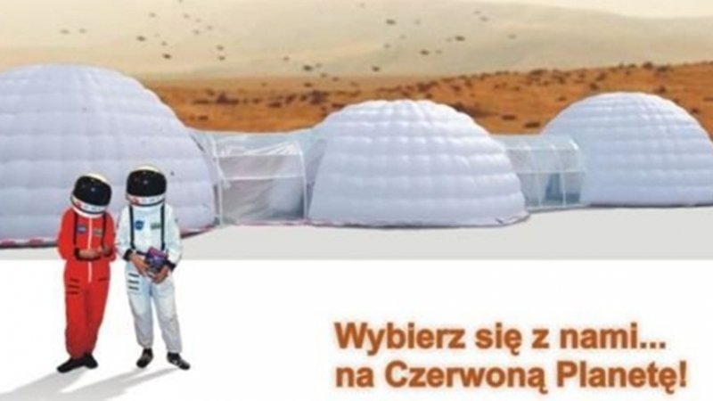 Model bazy Marsjańskiej w skali 1:2 stanie w sobotę w Żywcu (fot. materiały prasowe)