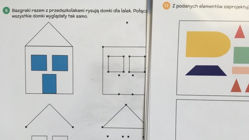Choć w „Bazgrakach” nie ma żmudnego przepisywania literek, to dzieci mają wiele okazji do ćwiczenia rączek (fot. Ewelina Zielińska/SilesiaDzieci.pl)