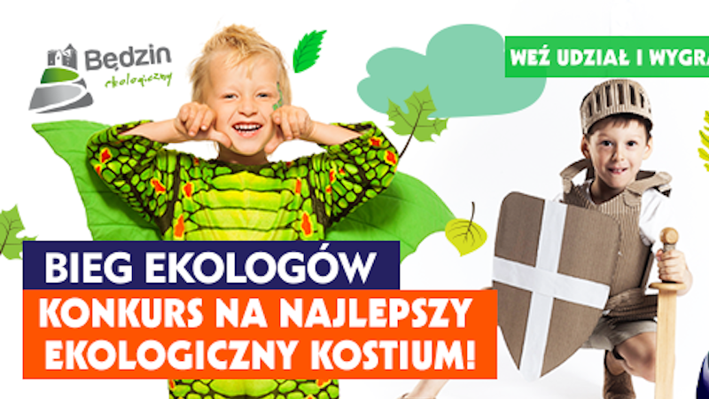 Bieg Ekologów to ciekawa propozycja na rodzinną zabawę w Będzinie (fot. mat. organizatora)