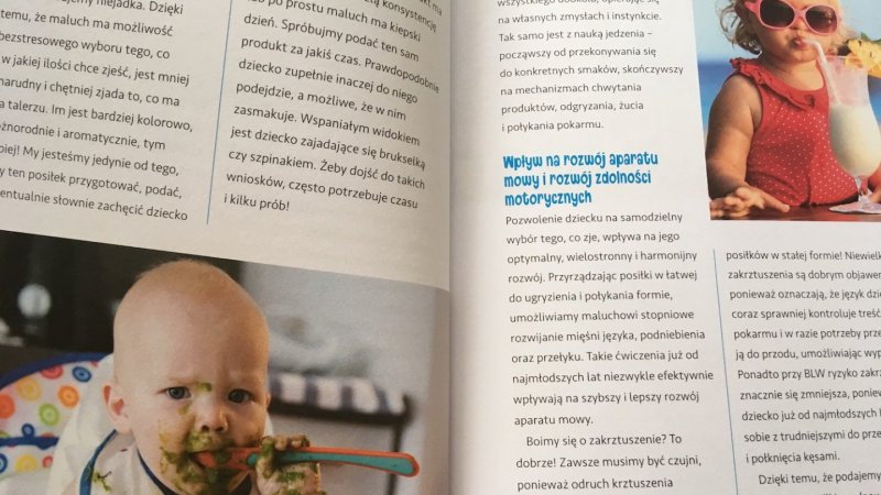„Metoda żywieniowa BLW. Daj dziecku wybór” to 50 stron faktów naukowych i praktycznych rad dla początkujących (fot. Ewelina Zielińska/SilesiaDzieci.pl)