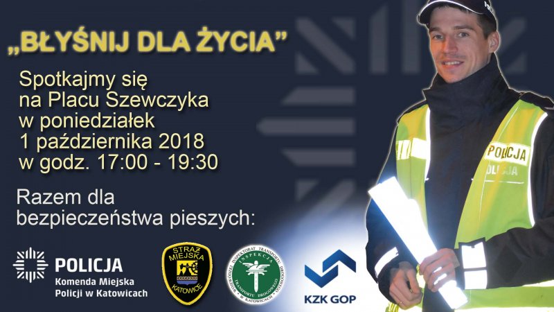 Inauguracja akcji „Błyśnij dla życia” odbędzie się 1 października na Placu Szewczyka (fot. mat. organizatora)