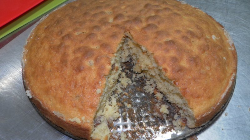 Ciasto orzechowe (fot. mat. Cynamonu Sztuki Gotowania)