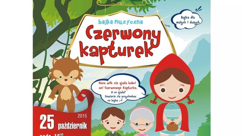 "Czerwony Kapturek" to spektakl muzyczny Teatru Wit-Wit (fot.mat. organizatora)