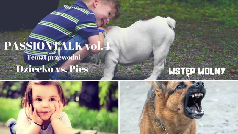 O relacjach dziecko-pies będzie mowa podczas spoktkania PASSIONTALK (fot. mat. organizatora)