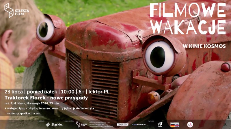 „Traktorek Florek - nowe przygody” będzie wyświetlony w kinie Kosmos 23 lipca o godz. 10 (fot. mat. organizatora)