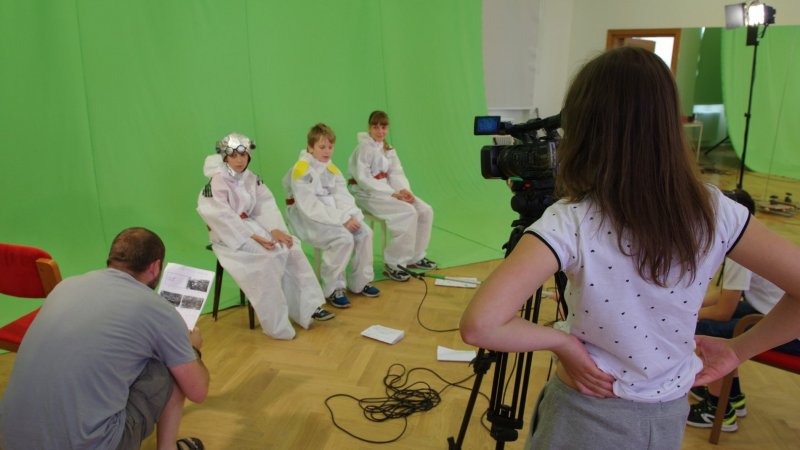 Dzieci i młodzież mogą poznać bliżej sztukę tworzenia filmu na zajęciach AKF Zagłębie (fot. mat. organizatora)