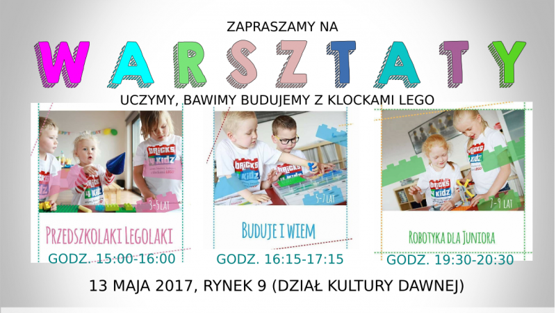 W Sławkowie w ramach Nocy Muzeów przwidziano szereg atrakcji dla dzieci i młodzieży (fot. mat. organizatora)