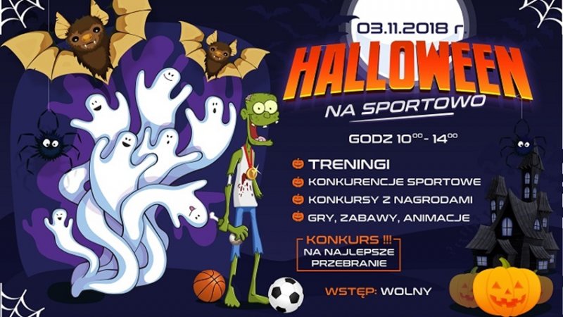 Halloween na sportowo odbędzie się 3 listopada w Hali Widowiskowo-Sportowej w Sosnowcu (fot. mat. organizatora)