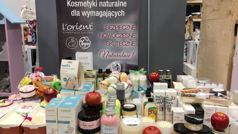 Na targach nie zabrakło naturalnych kosmetyków (fot. mat. SilesiaDzieci.pl)
