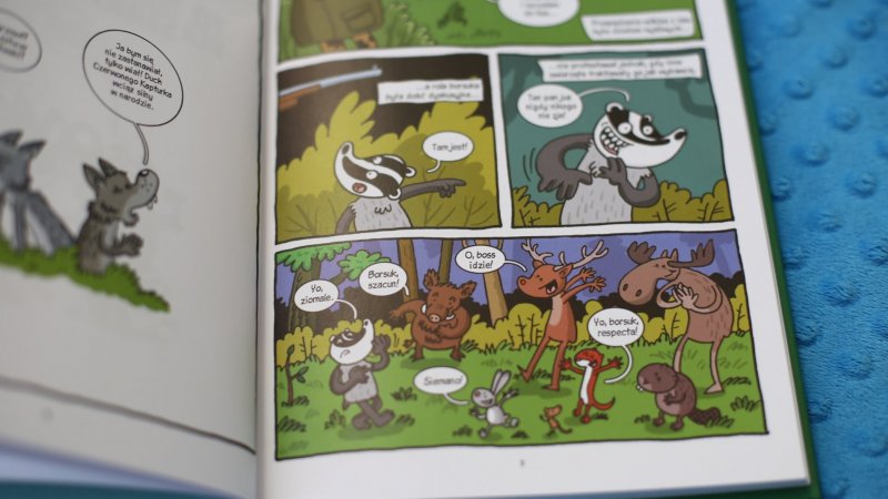"To nie jest las dla starych wilków" to kolejny komiks Tomasza Samojlika wydany przez Kulturę Gniewu (fot. Ewelina Zielińska)