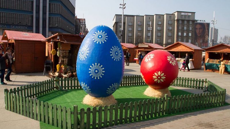 Jarmark Wielkanocny w Katowicach (fot. archiwum zdjęć na Fb/Katowice-oficjalny profil miasta)