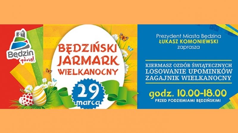 Wielkanocny jarmark odbędzie się w Będzinie 29 marca (fot. mat. organizatora)