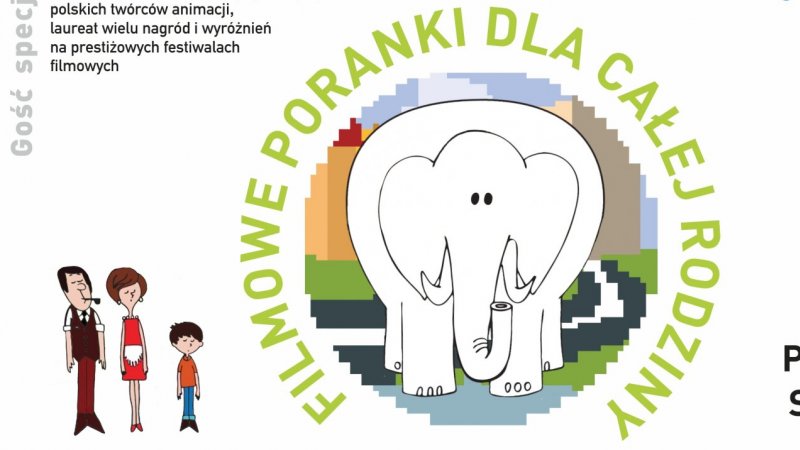 "Proszę słonia" został zrekonstruowany cyfrowo dzięki czemu widzowie mogą cieszyć się tą animacją na nowo (fot. mat. organizatora)