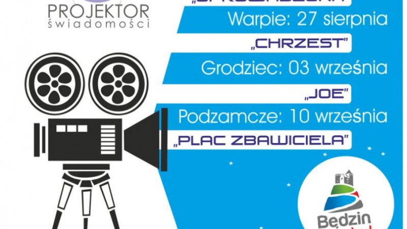Kino plenerowe połączone z poradami psychologa to część kampanii "Projektor Świadomości" (fot. mat. organizatora)