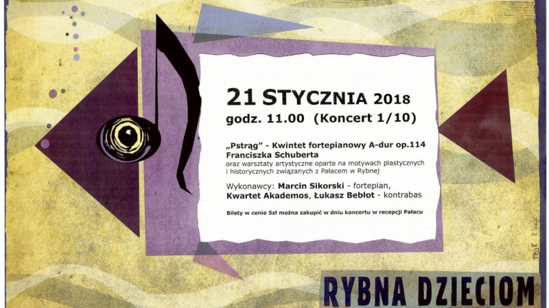 W Pałacu w Rybnej odbywać się będą cykliczne koncerty muzyki klasycznej z cyklu Rybna Dzieciom (fot. mat. organizatora)