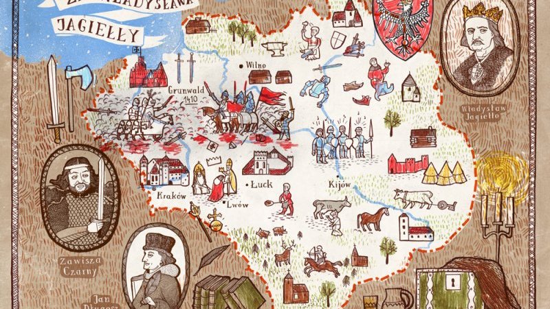 "Krótka historia Polski" pełna jest ciekawych map obrazujących zmiany w Polsce (fot. mat. prasowe)