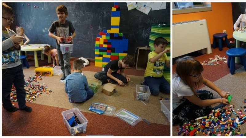 Budowanie z klocków LEGO to jedna z ulubionych zabaw mniejszych i starszych dzieci (fot. mat. organizatora)