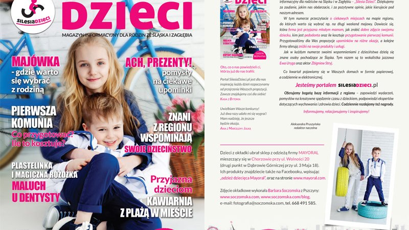 Wiosenne wydanie magazynu "Silesia Dzieci" dostępne jest także w wersji multimedialnej: www.magazyn.silesiadzieci.pl (fot. mat. red.)